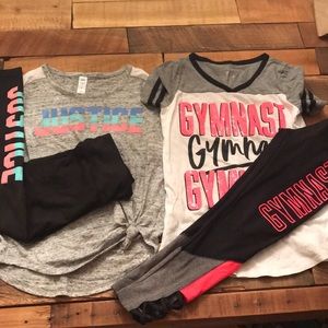 Justice Top and Leggings Sets